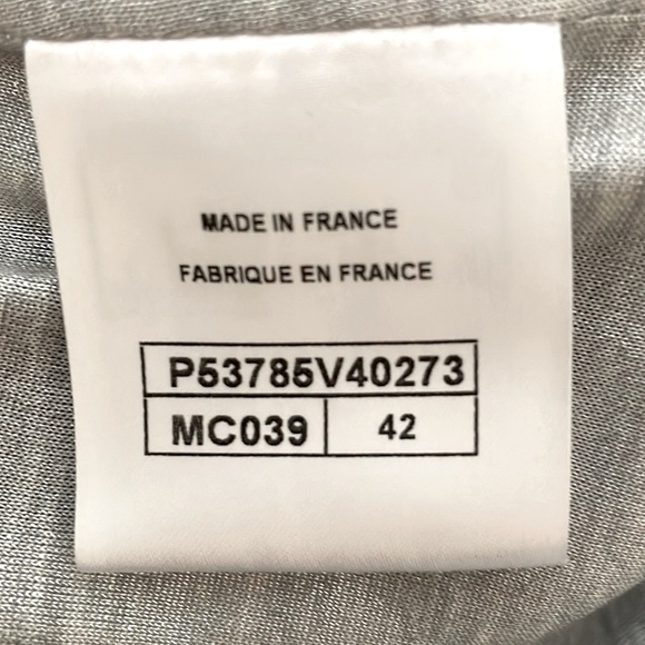 SALE! Chanel Black & White Silk Blend Tweed Skirt - Picture 12 of 14